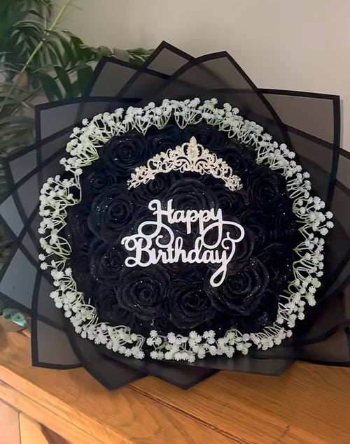 Black bouquet