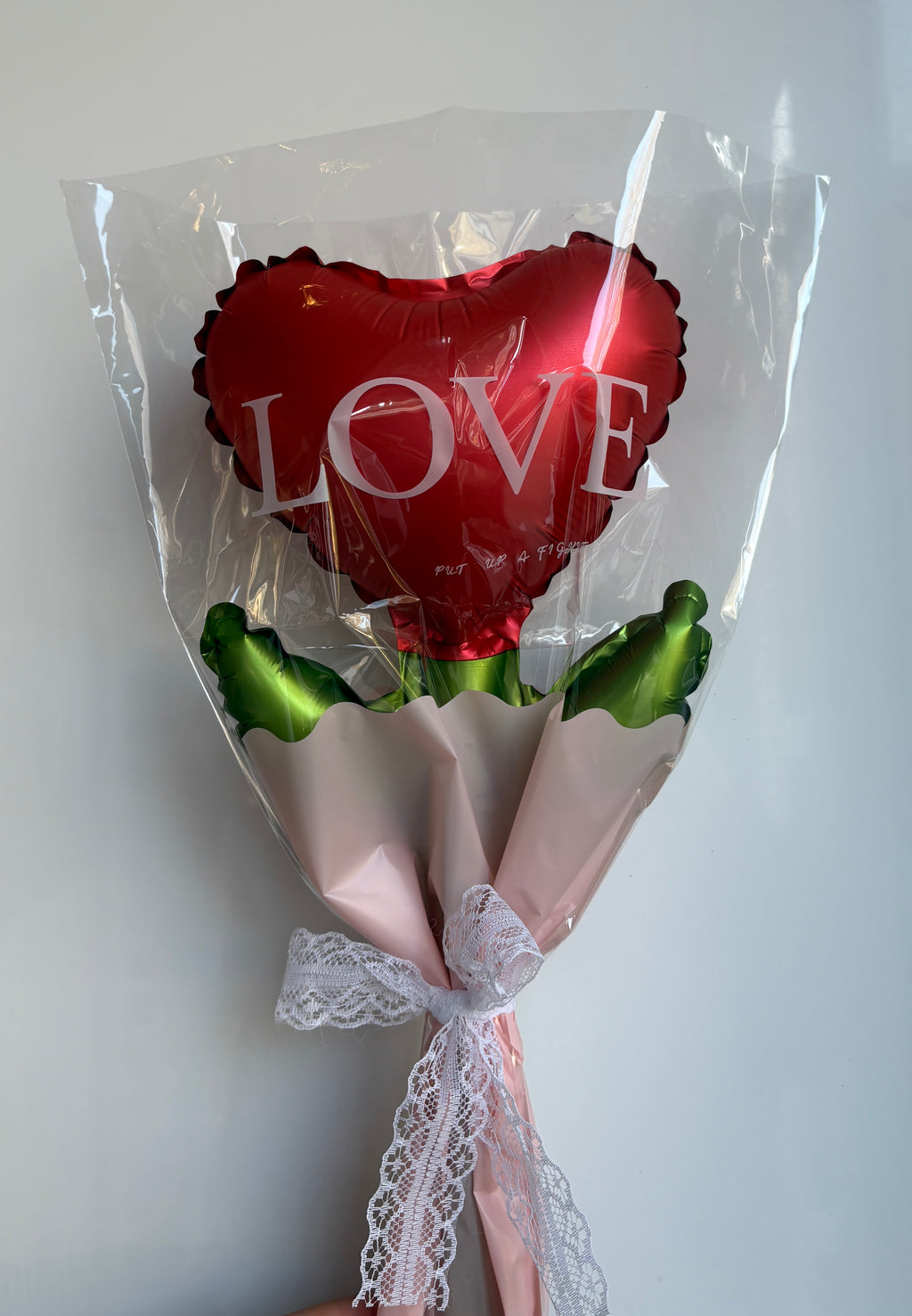 Heart balloon bouquet