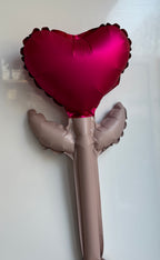 Heart balloon bouquet