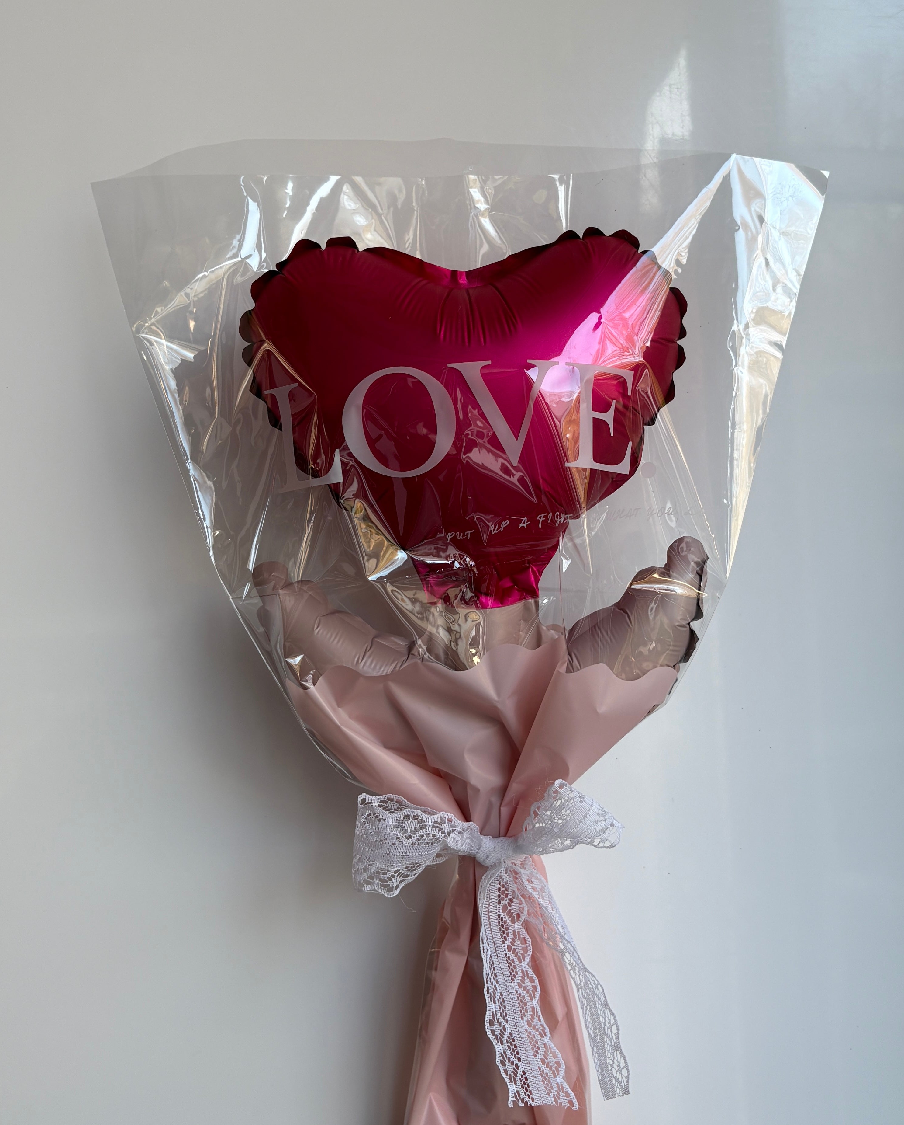 Heart balloon bouquet